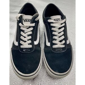 VANS OLD SKOOL Men’s Shoe ~Classic Black\White ~Size 8‎ EUC